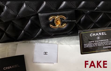 fake red chanel tote bag|authenticity card chanel.